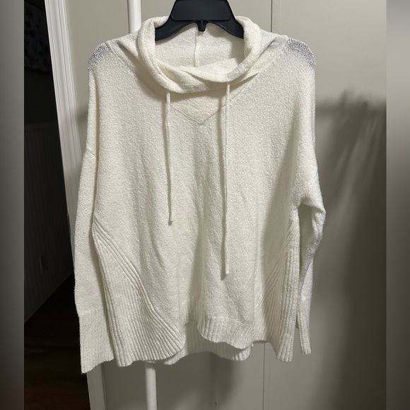 Philosophy Sweaters - Philosophy Women’s white knit cowl neck pullover sweater size medium